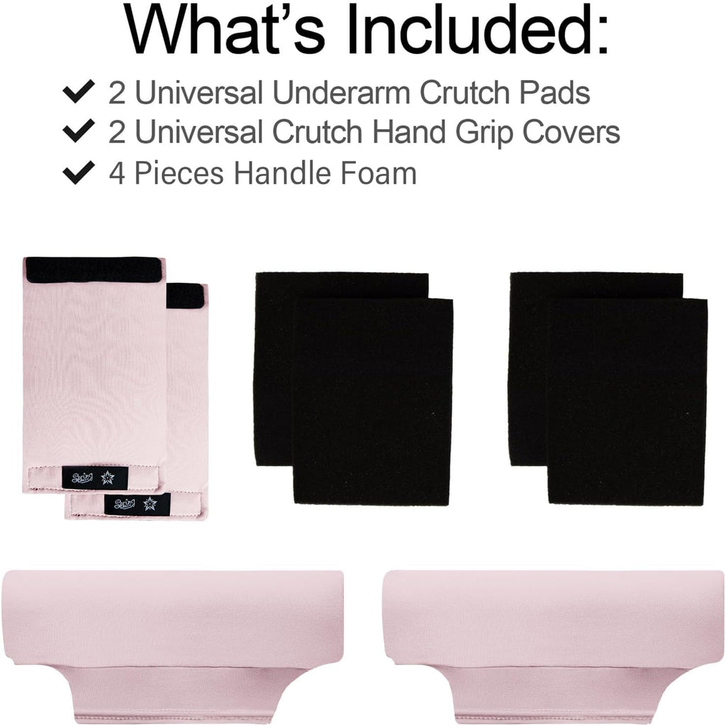 Crutches Padding Comfy Crutch Pads For Armpits And Hand Grips | Crutches Accessories Crutch Pads Crutch Cushions Strong Cushioning Soft Pads For Crutches Machine Washable Moisture Wicking