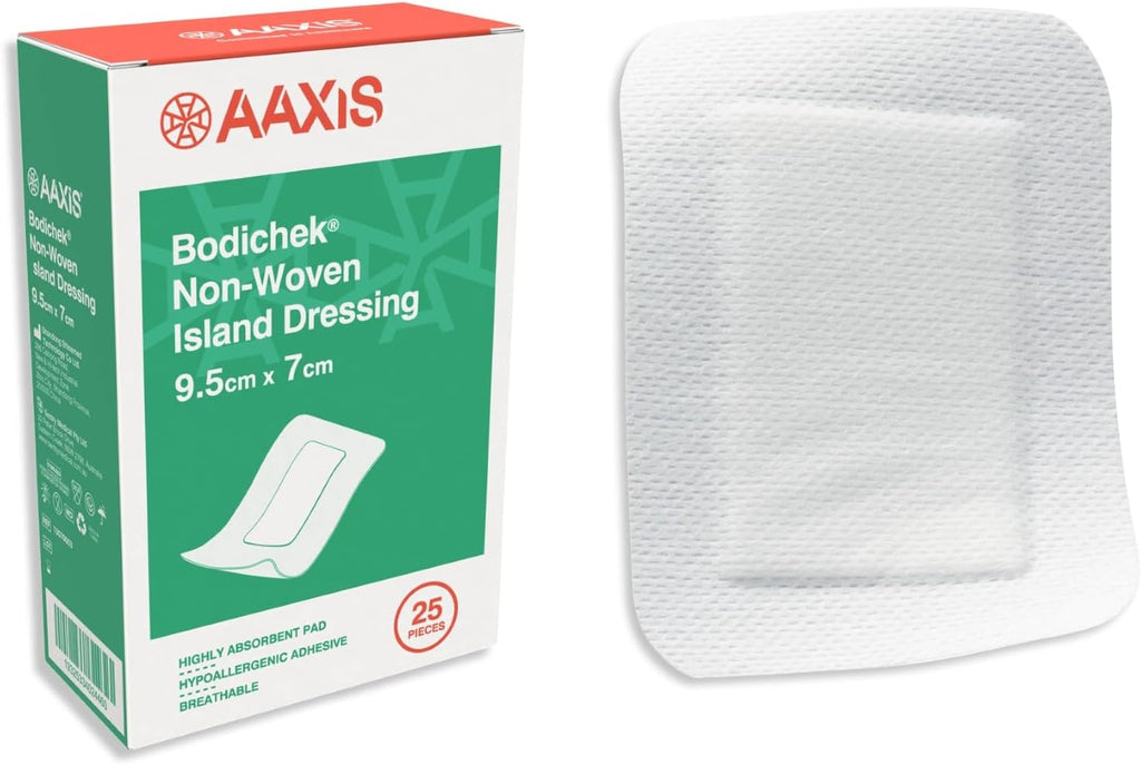 Bodichek Non-Woven Island Dressings 9.5 cm x 7 cm Size 25 Pack