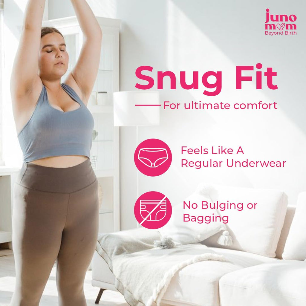 Maternity Underwear | Disposable Underwear for Women | Zero Irritation | Soft | Breathable panties for postpartum recovery | White (Size:XL) Pack of 7, Set of 2 Box| White