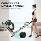 Dripex Elliptical Exercise Machine, Elliptical Machine for Home with 16 Resistance Levels, Quiet & Smooth Magnetic Elliptical Training Machines with 13.2 lb Flywheel, LCD Monitor & Pulse