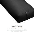 Firm Large Yoga Bolster, 24x12x6in