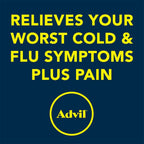 Advil Cold & Flu, Ibuprofen 200mg, Pain Relief, 50 Tablets