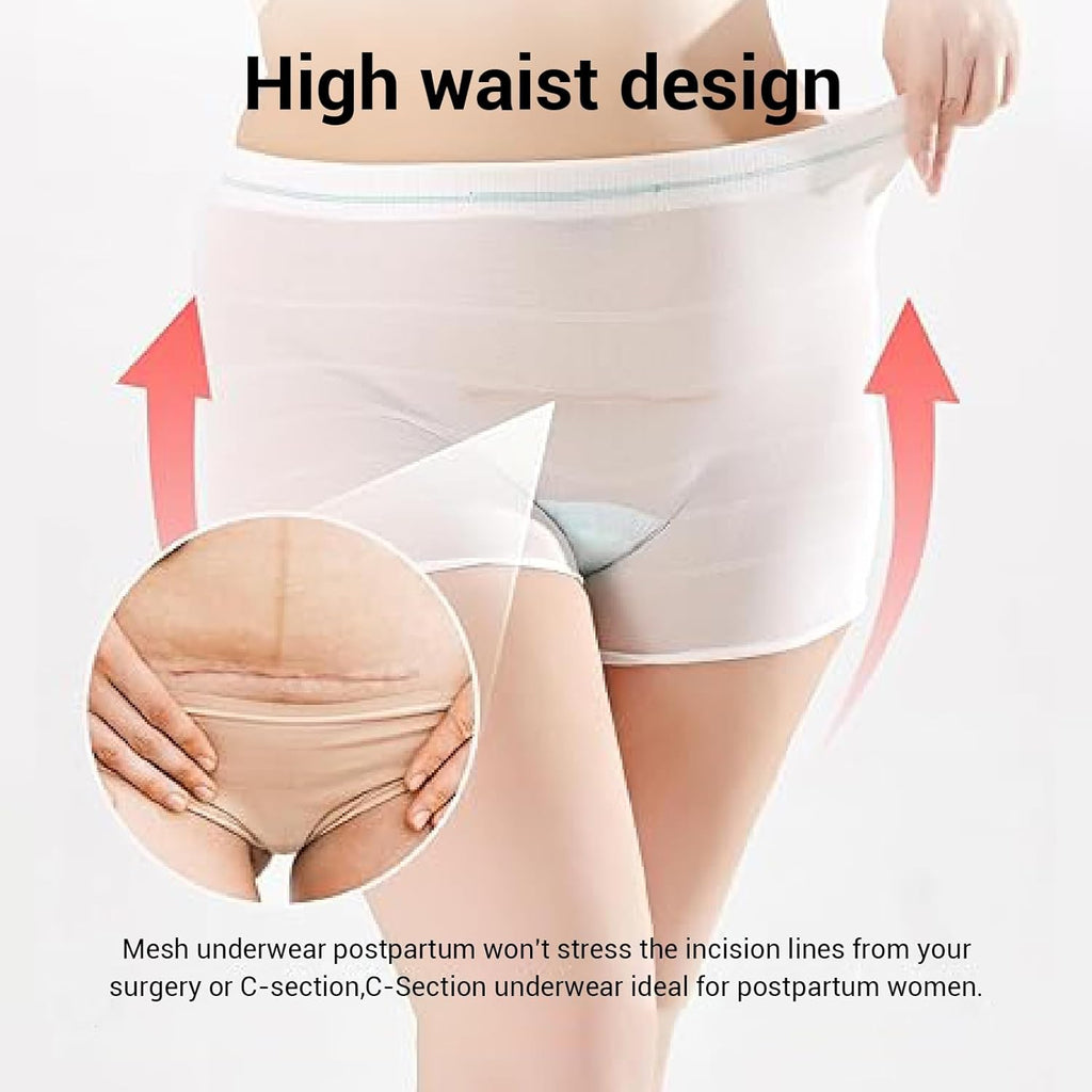 THMINS 10 Disposable Underwear Disposable Postpartum