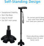 Self Standing 6 Support Feets Base Replacement Walking Canes