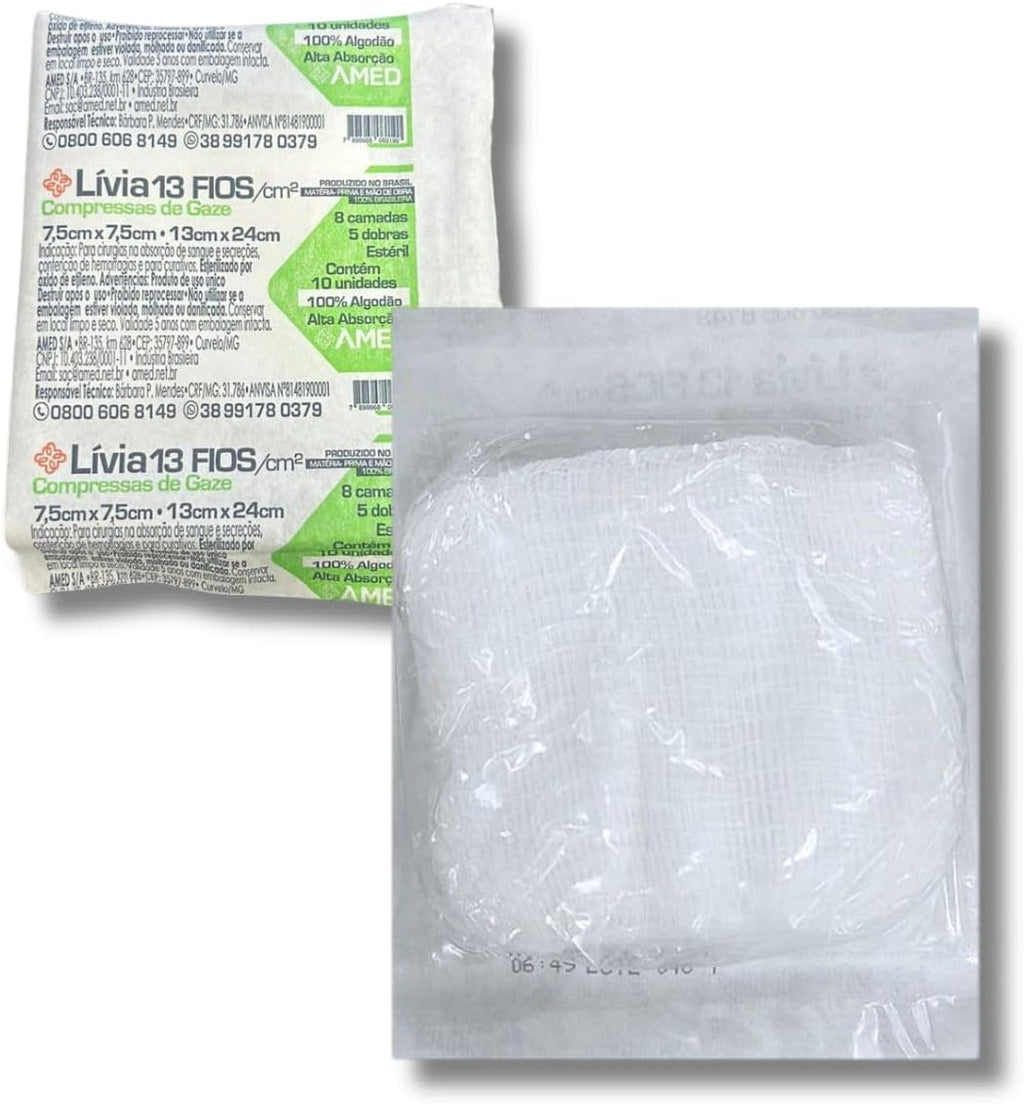 Gauze and Wound Dressings Sterile High Absorbency 7.5cm 13cm