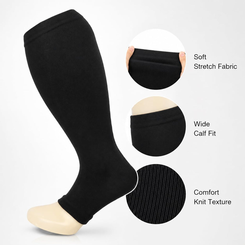 Oversize Compression Socks for Men Women Knee High Stockings Circulation