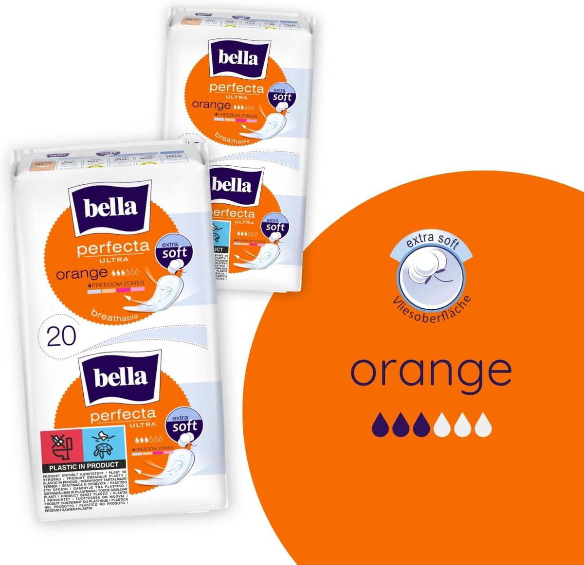 bella Sanitary Pads 20 pieces