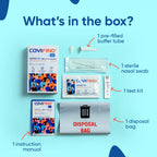 Covid-19 Rapid Antigen and Covid Test Kit- ICMR Approved for Home Use (Pack of 2)