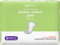 Amazon Basics Incontinence Pads for Women, Postpartum Pads, Bladder Control, Overnight Absorbency, Fresh Protection, Unscented, 30 Count