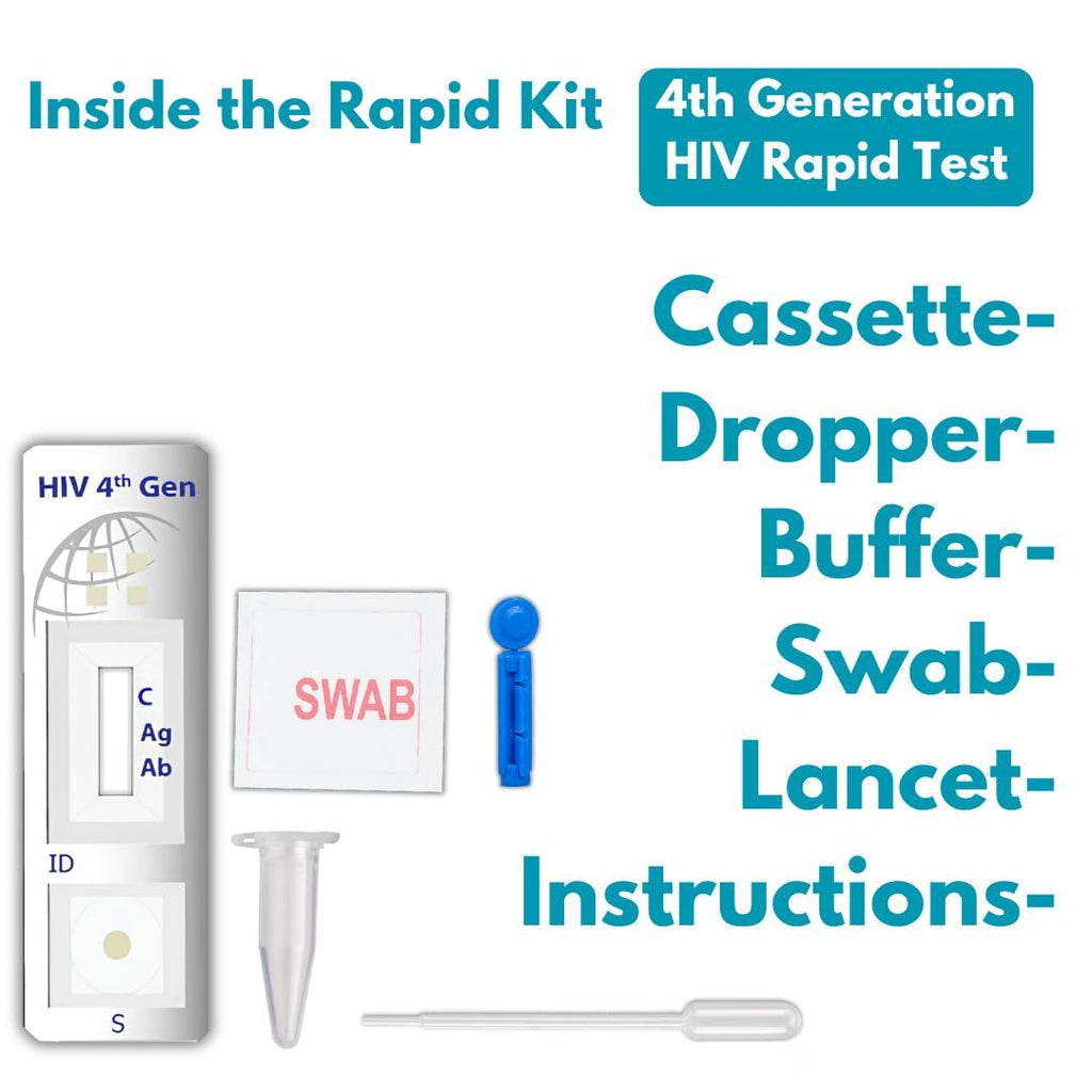 Trustline HIV 4th Generation Rapid Home Self-Test Kit (Pack of 1)