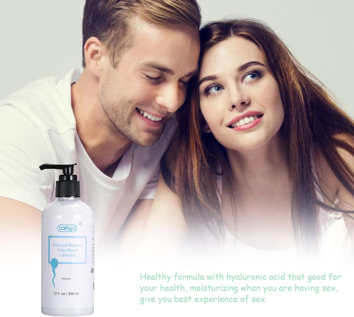 Water Based Lubricant, Vitamin E Creamy White Lube for Vaginal and Anal Sex, Long Lasting Non Sticky Slippery Personal Lubricant Moisturizer for Women Men Massage 10 oz