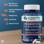 Probiotic Supplements 50 ml 60 capsules
