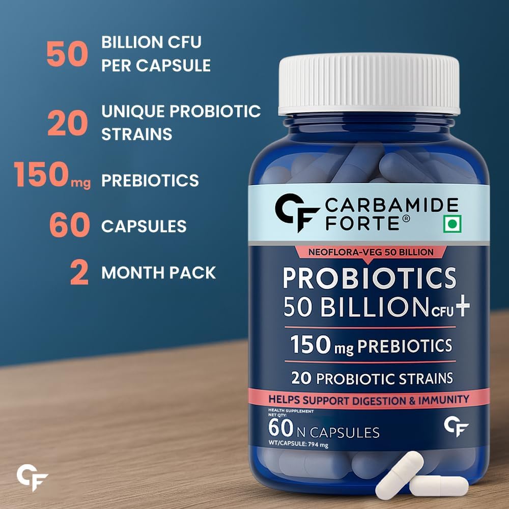 Probiotic Supplements 50 ml 60 capsules