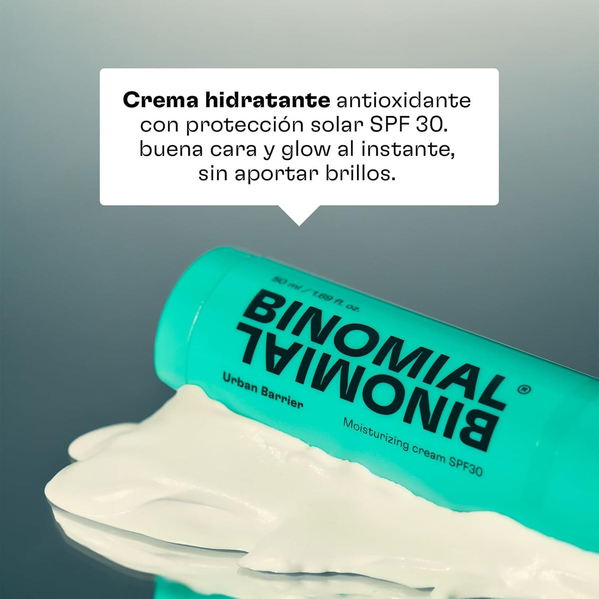 BINOMIAL - Urban Barrier | Moisturizing Cream with SPF 30 | Antioxidant Face Shield | Luminosity/Glow Effect | Skincare | 50 ml