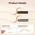 Edith qi KN95 Face Masks for Adults, 50 PCS, 5-Ply Disposable Masks