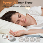 Portable Sound Machine Mini White Noise Machine Baby Shushing Brown Noise Machine with 30 Soothing Sounds for Kids Adults Dogs Auto-Off Timer 32 Volume Levels Sleep Machine for Home Office Privacy