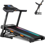 THERUN 20% Auto Incline Treadmill 12MPH with APP 3.5HP Foldable