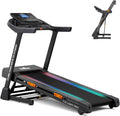 THERUN 20% Auto Incline Treadmill 12MPH with APP 3.5HP Foldable