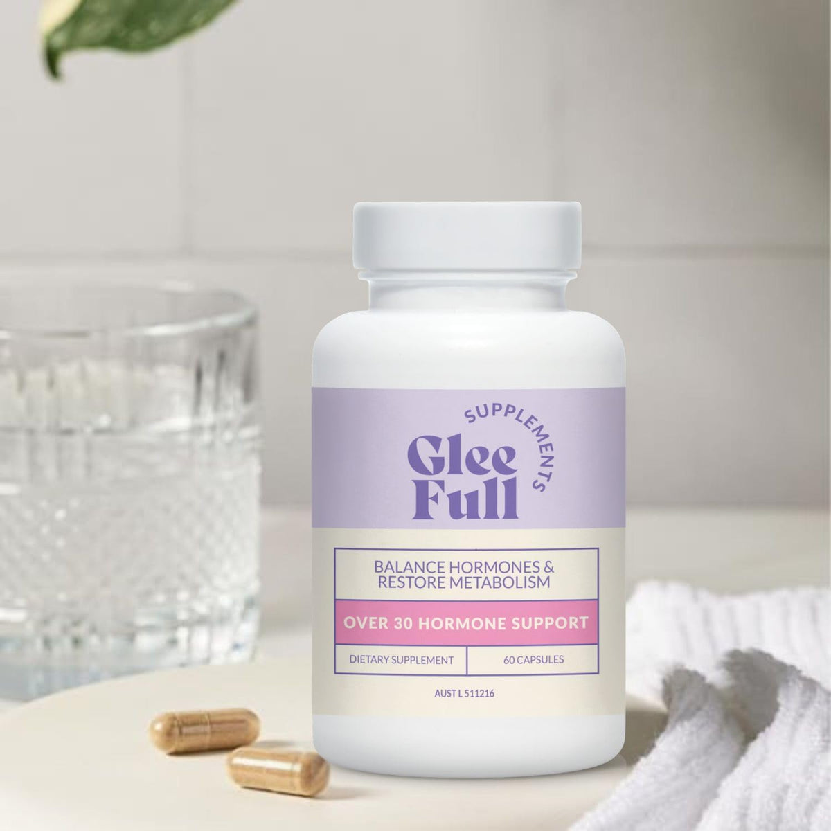GleeFull Over 30 Hormone Support - Menopause Supplements for Women - Hormone Balance for Women