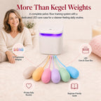 Kegel Exercise System, Set of 6 Silicone Pelvic Floor Weights for Women