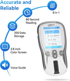 Home Cholesterol Test Kit, 8 in 1 Cholesterol Test Kit with 10 Test Strips for Home Use