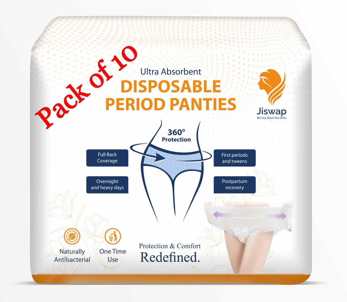 Disposable Maternity Paded Panties,Disposable Postpartum Underwear Panties For Women Hospital Provide Surgical Recovery,Incontinence,Maternity(10)