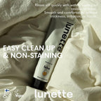 Lunette Water-Based Lube pH Balanced Personal Lubricant for Men, Women & Couples - Vaginal & Anal Lube, Easy Clean-Up, Toy Friendly, Condom Safe, lubricant for Menstrual Cups, Discs, 100ml 3.4 Fl Oz
