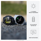 Garmin Forerunner® 170, GPS Running Smartwatch, Advanced Training Metrics and Recovery Insights, Black with Black/Amp Yellow Band