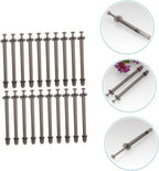HEALLILY Disposable Female Push Tubes 20pcs 4.52 Inch With Anti-Leak Caps Hygienic Medical Applicators For Gynecological Care And