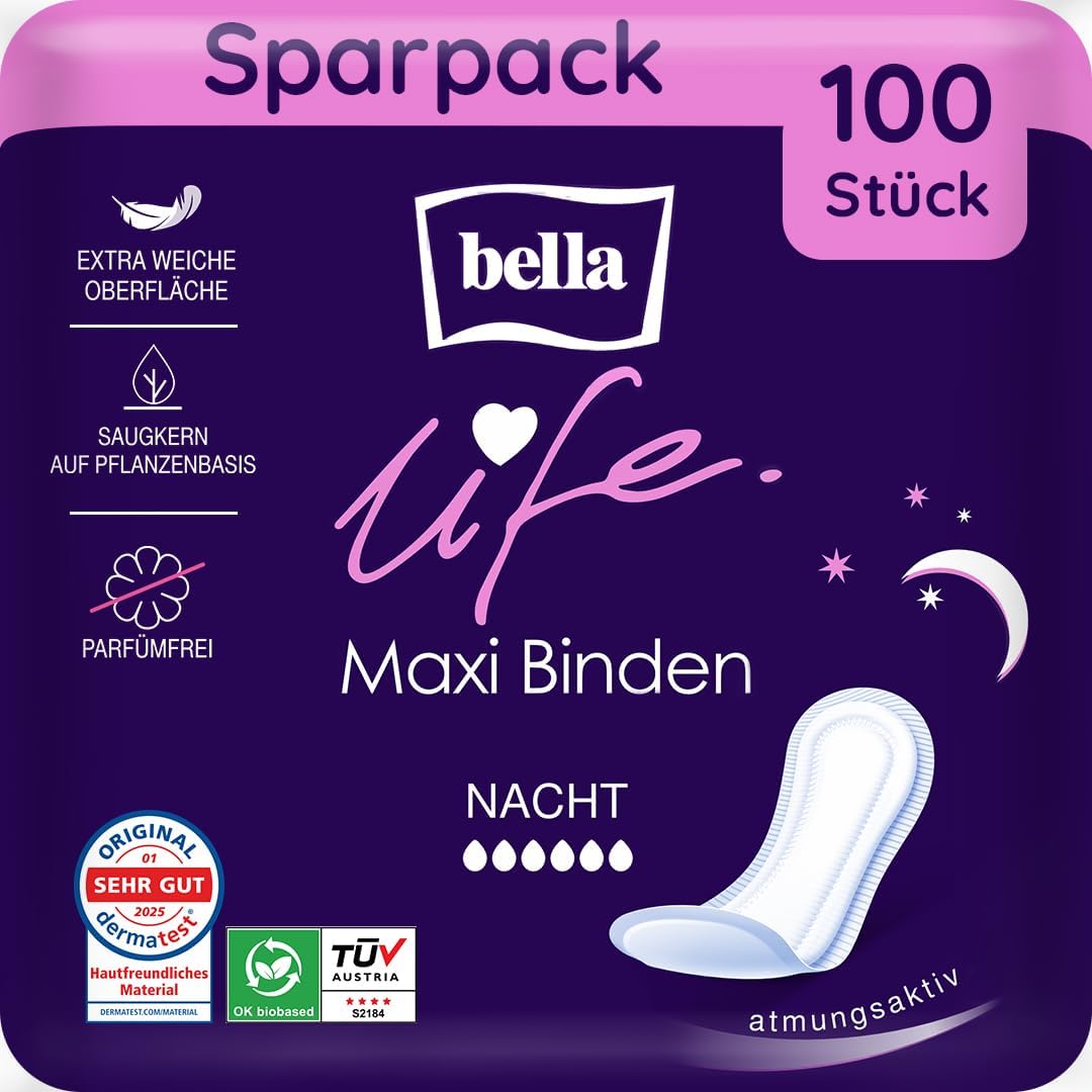 bella Sanitary Pads Overnight Breathable 10 pieces