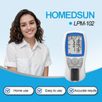HOMEDSUN HSLPM102 4-in-1 Cholesterol Meter Kit with 10 Strips Lancets