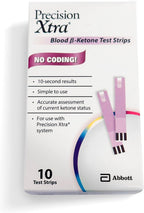 Precision Xtra Blood Ketone Test Strips - 10 ea - in Box