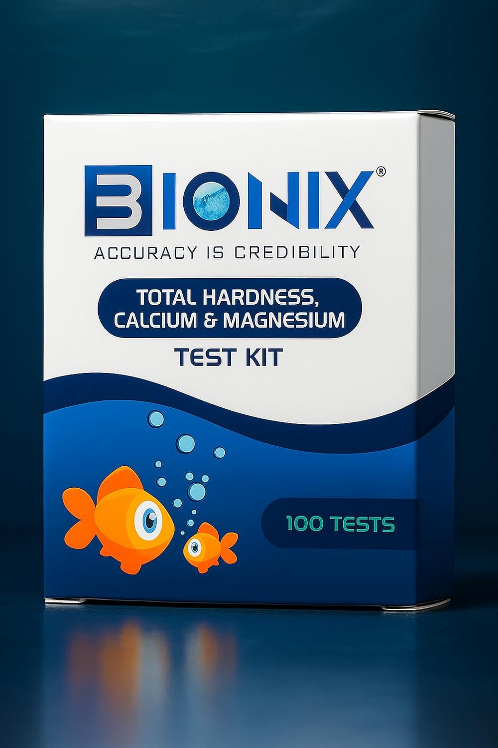 BIONIX Total Hardness Test Kit | Measures Calcium and Magnesium Hardness | 100 Test.