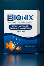 BIONIX Total Hardness Test Kit | Measures Calcium and Magnesium Hardness | 100 Test.