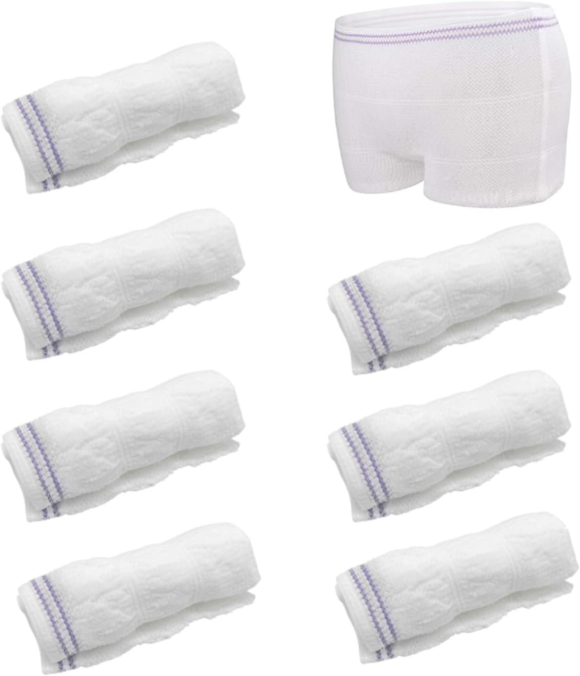 7 Pieces Disposable Panties, Disposable Panties for Women Giving Birth, Disposable Underwear for Women Daily Use, Maternity, Incontinence, Travel, Pregnant Panties