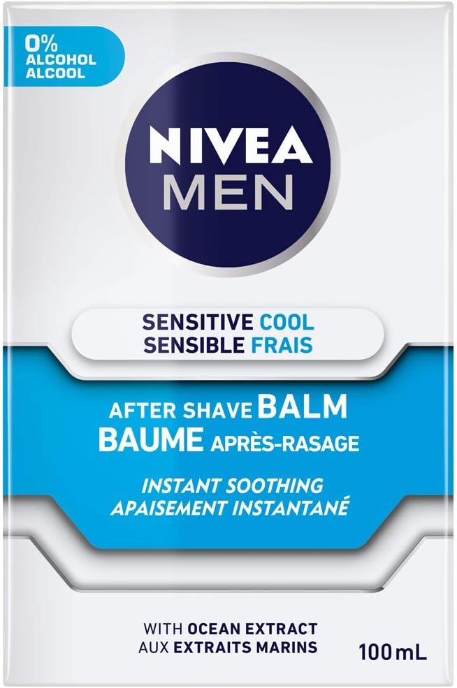 Nivea Men Sensitive Skin Cooling After Shave Balm, 100 ml