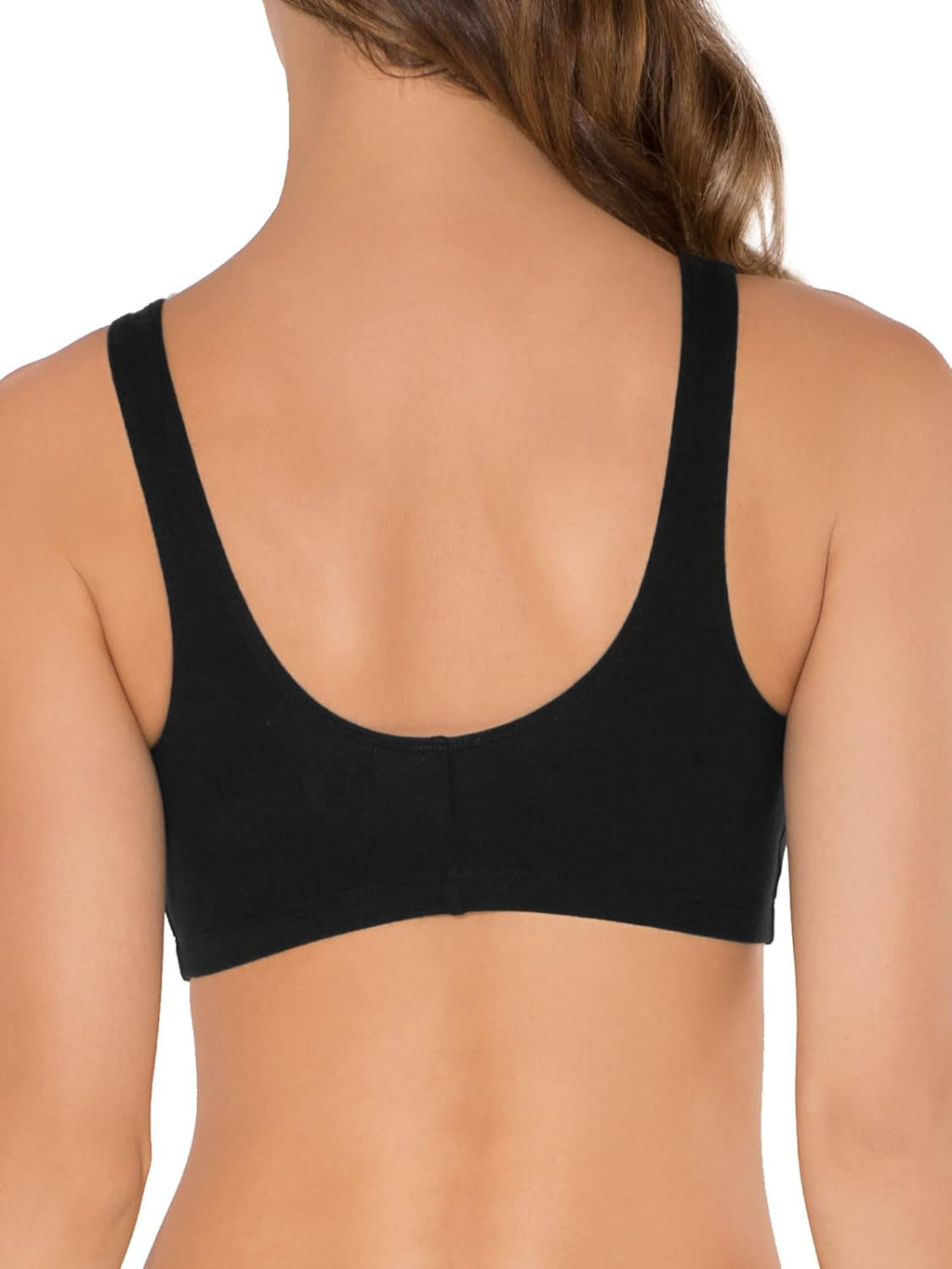 Fruit of the Loom Woment's Front Close Racerback Sport Bra 2 Pack