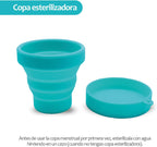 Edicare, Menstrual Cup, Includes Two Cups, 1 Sterilizer and a Carry Bag, Medical Grade Silicone, Soft, Reusable and Washable 100% Safe (L)