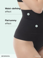 Farmacell Waist Cincher for Women, Tummy Control Seamless Shapewear, Made in Italy, 605