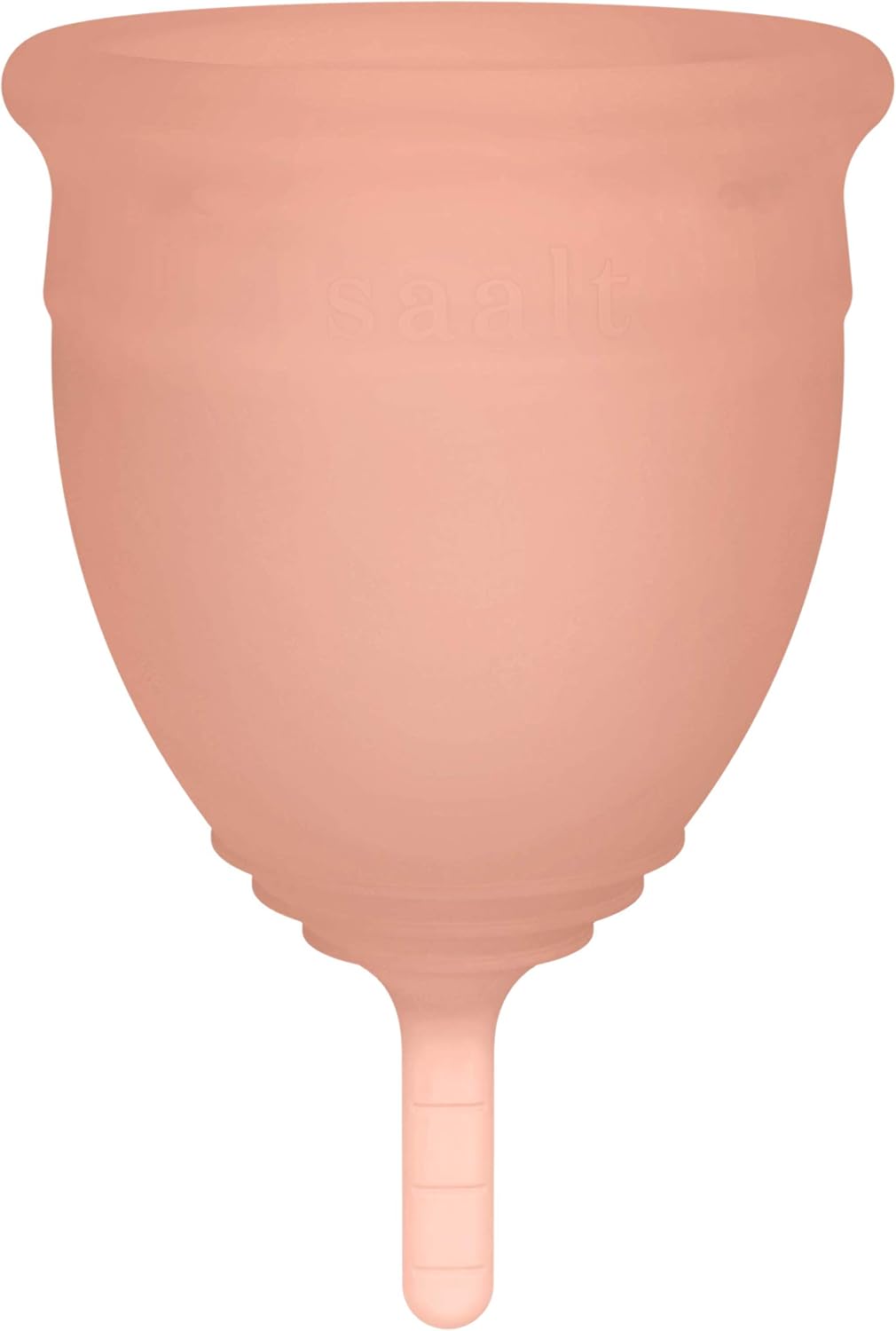 Saalt Soft Menstrual Cup – Reusable Period Cup – Made for Comfortable, Leak-Free Protection Up to 12 Hours – BPA & Latex Free – Includes Cup & Carry Bag (Small, Desert Blush)