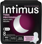 Intimus Sanitary Pads With Wings Overnight 8 pieces