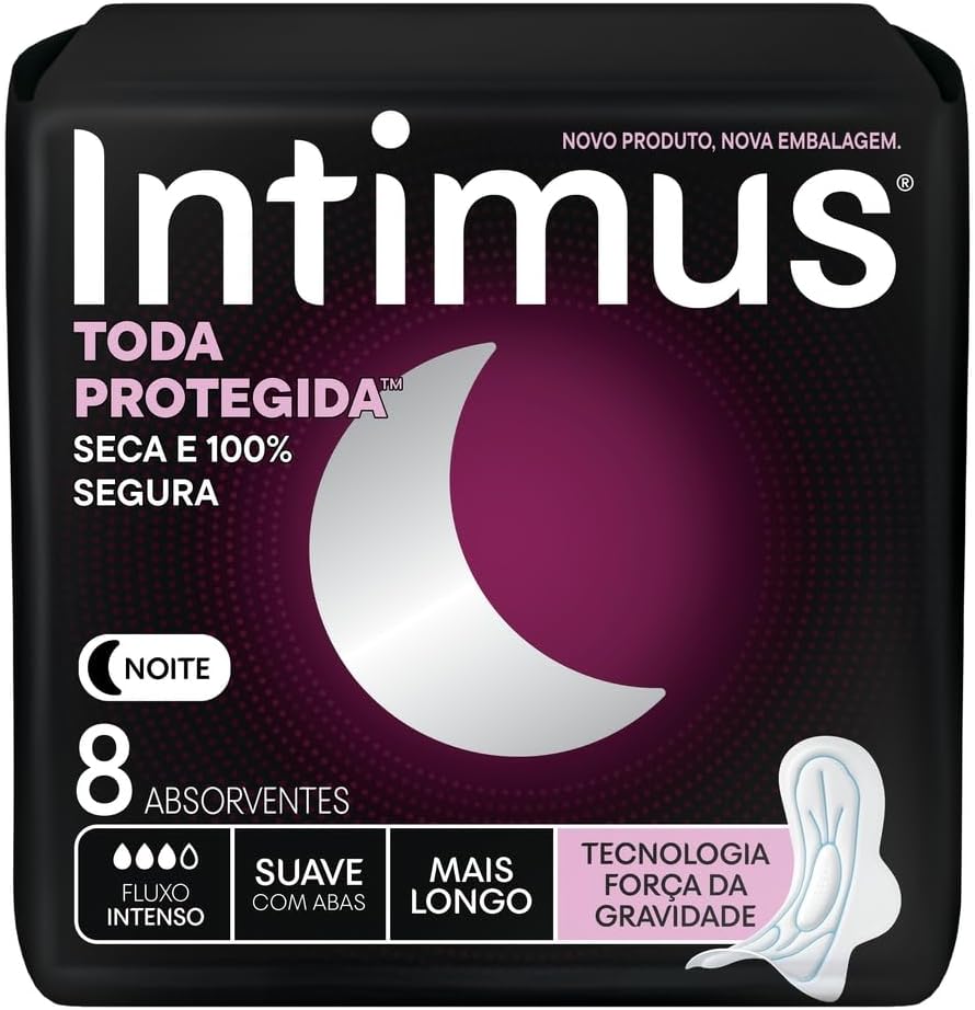 Intimus Sanitary Pads With Wings Overnight 8 pieces