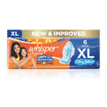 Whisper Choice XL, 6 XL Pads for medium to heavy flow, Gives Up to 100% worry-free protection all day