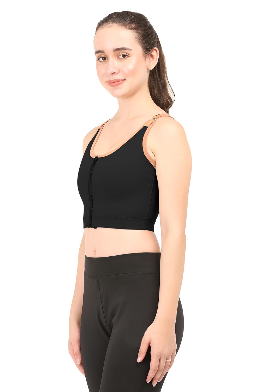 Post Surgical Medical Compression Bra || HIGH Compression || Shoulder Adjustable Straps || Cotton Fabric || Breast Augmentation Bra || Sports Bra || Surgical Recovery Supporter || Without Cup