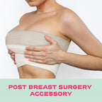 Breast Implant Stabilizer Band, Post-Surgery Breast Stabilizer Band - Chest Compression Wrap for Women, Ideal for Breast Augmentation, Reduction and More