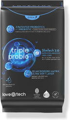 Lovekins Triple ProBio Night Pads, Overnight & Heavy Flow Protection, Ultra-Thin Design