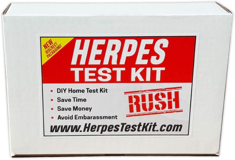 Herpes Test Kit Prank, Fake Product Box for Pranks, Practical Jokes, Revenge, Send Directly to Person You Want to Embarrass (100% Anonymous)