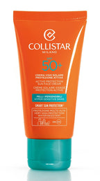 Collistar Sun Cream Face Protection SPF 50+, Prevents Wrinkles and Spots, Also Ideal for Neckline, Hands and Chest 50ml