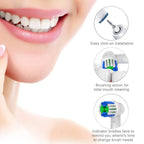 Replacement Toothbrush Heads Compatible with Oral B Braun, 12 Pcs | Professional Electric Toothbrush Brush Heads, Compatible with Oral B Replacement Heads Refill, 7000/Pro 1000/9600/500/3000
