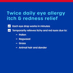 HealthCareAisle Eye Allergy Itch & Redness Relief, 0.1%, 5mL | Olopatadine Hydrochloride Ophthalmic Solution USP, Eye Allergy & Redness Relief Drops
